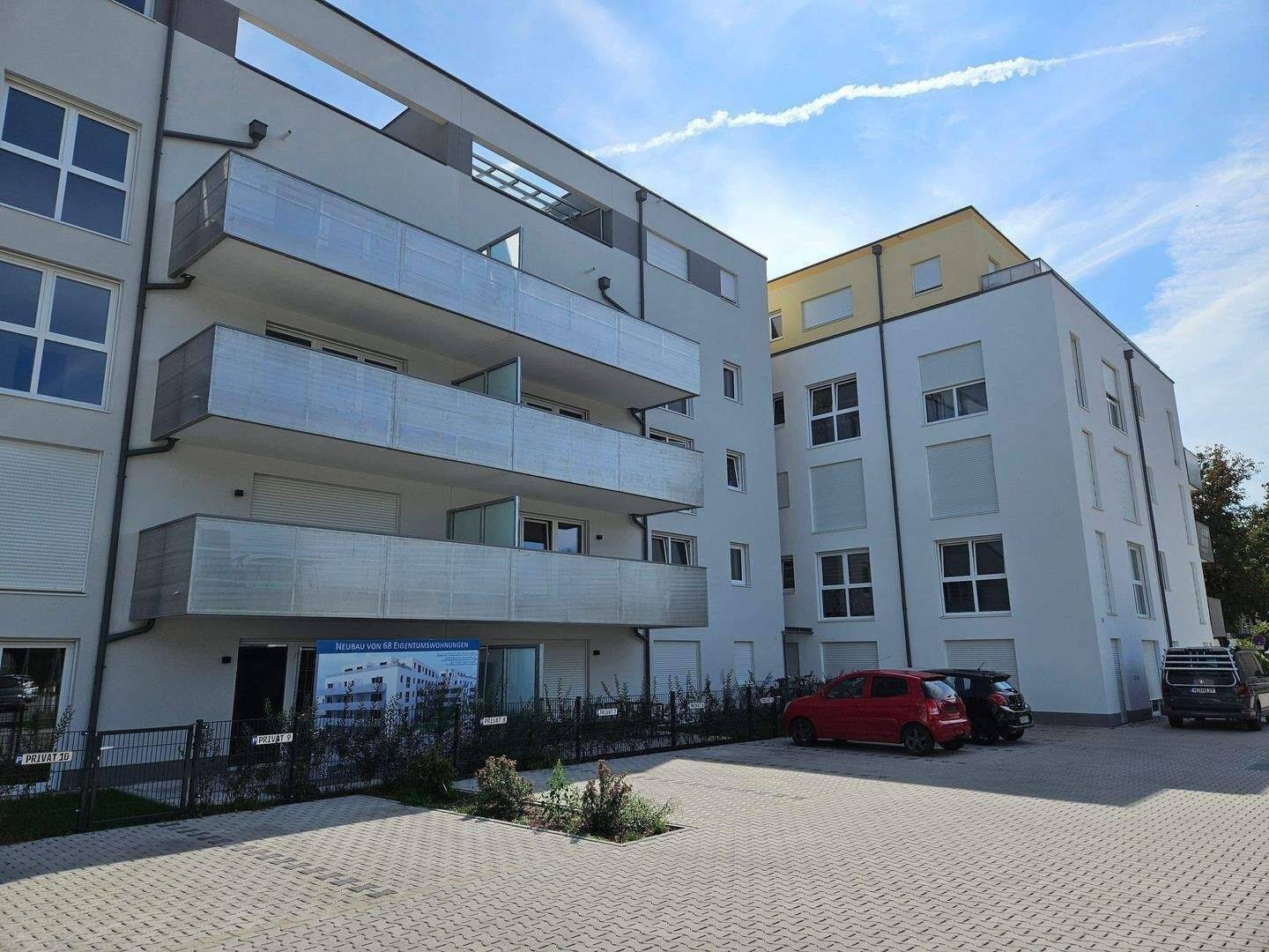 Neubau Erstbezug 2-Zimmer-ETW mit großem Balkon, 84478 Waldkraiburg