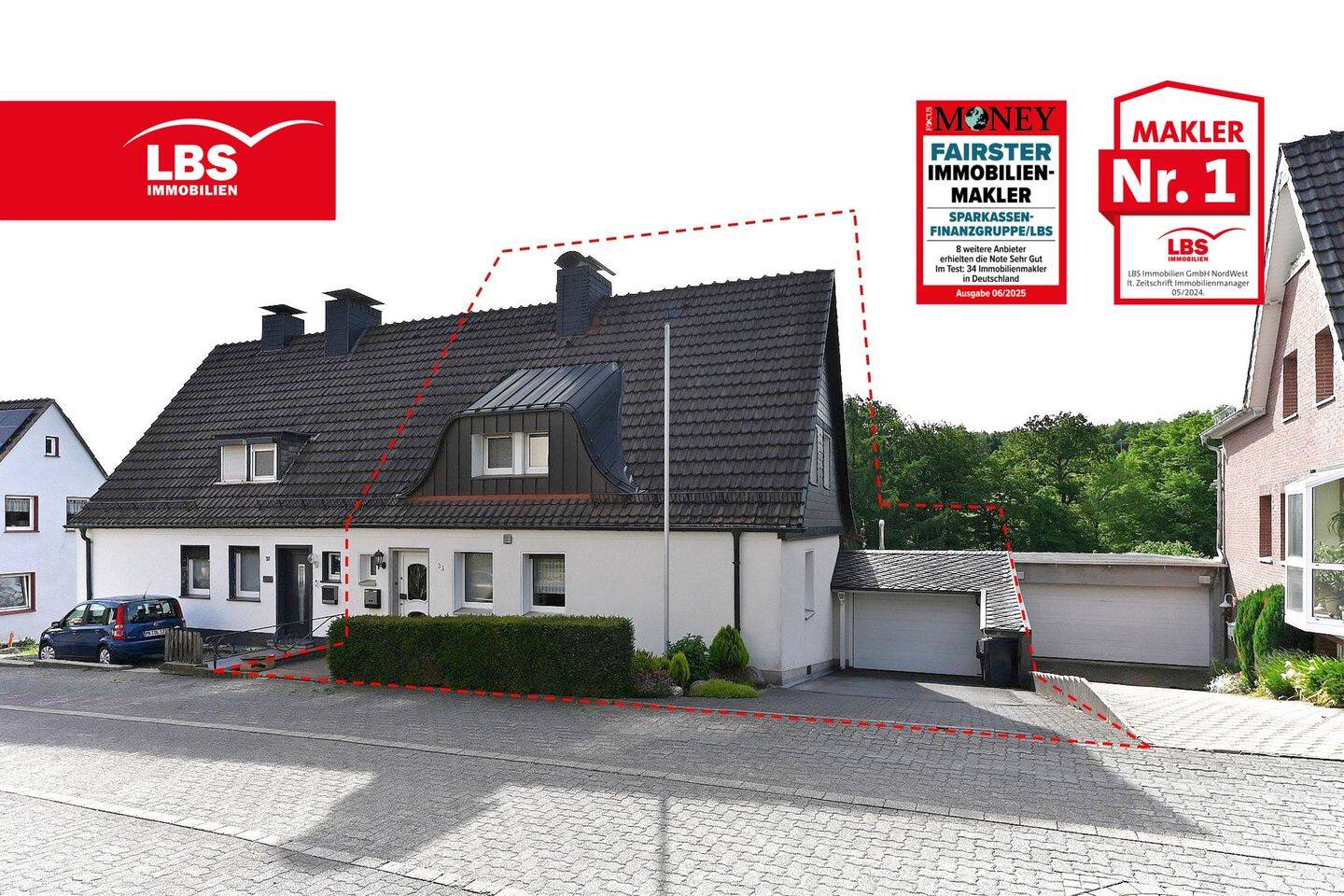 Gepflegte Doppelhaushälfte mit Wintergarten und traumhaften Garten, 58675 Hemer