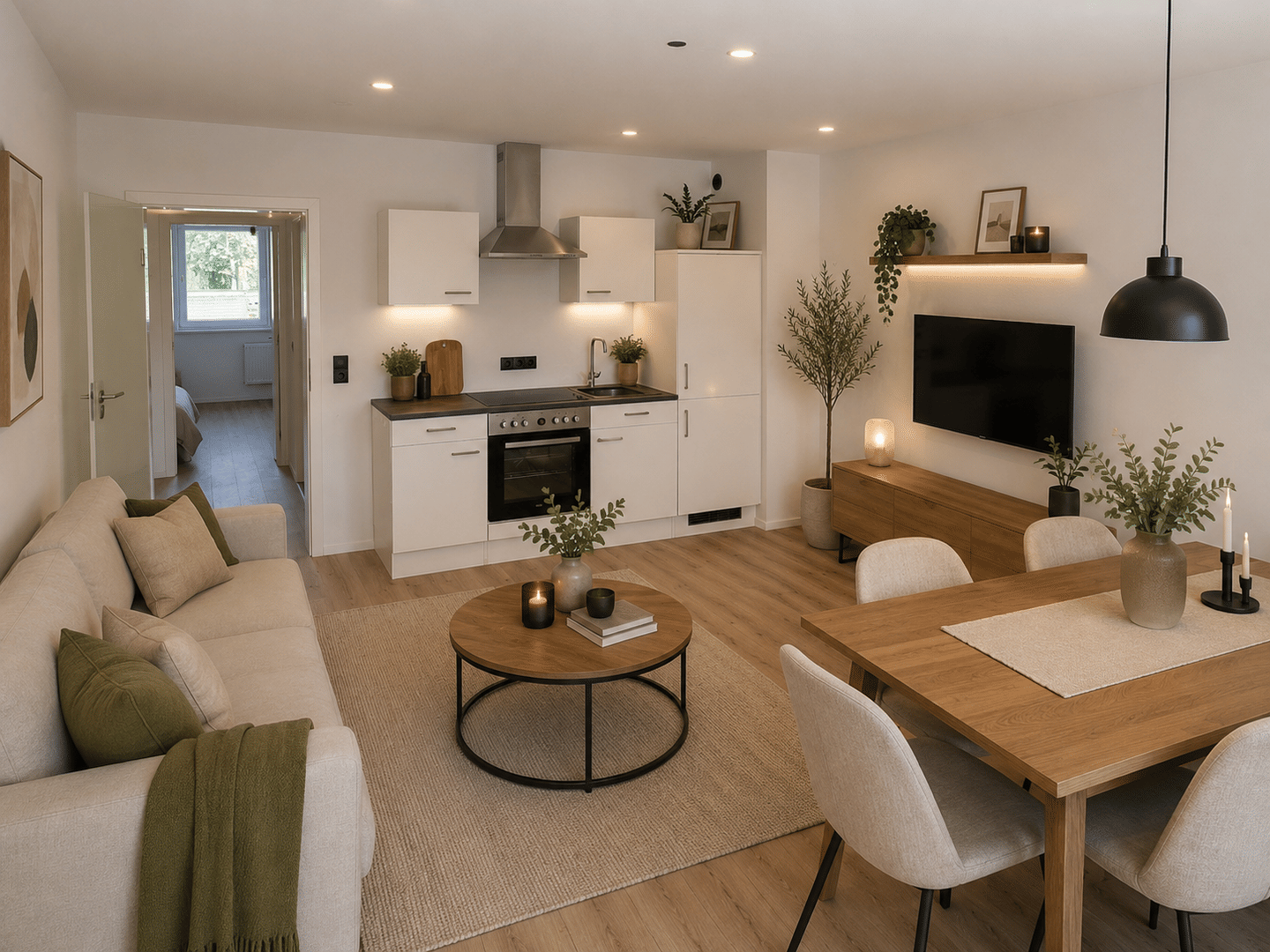 Modern sanierte 2-Zimmer-Wohnung in zentraler Lage von Hof, 95028 Hof (Haidt Innenstadt Jägersruh Leimitz)