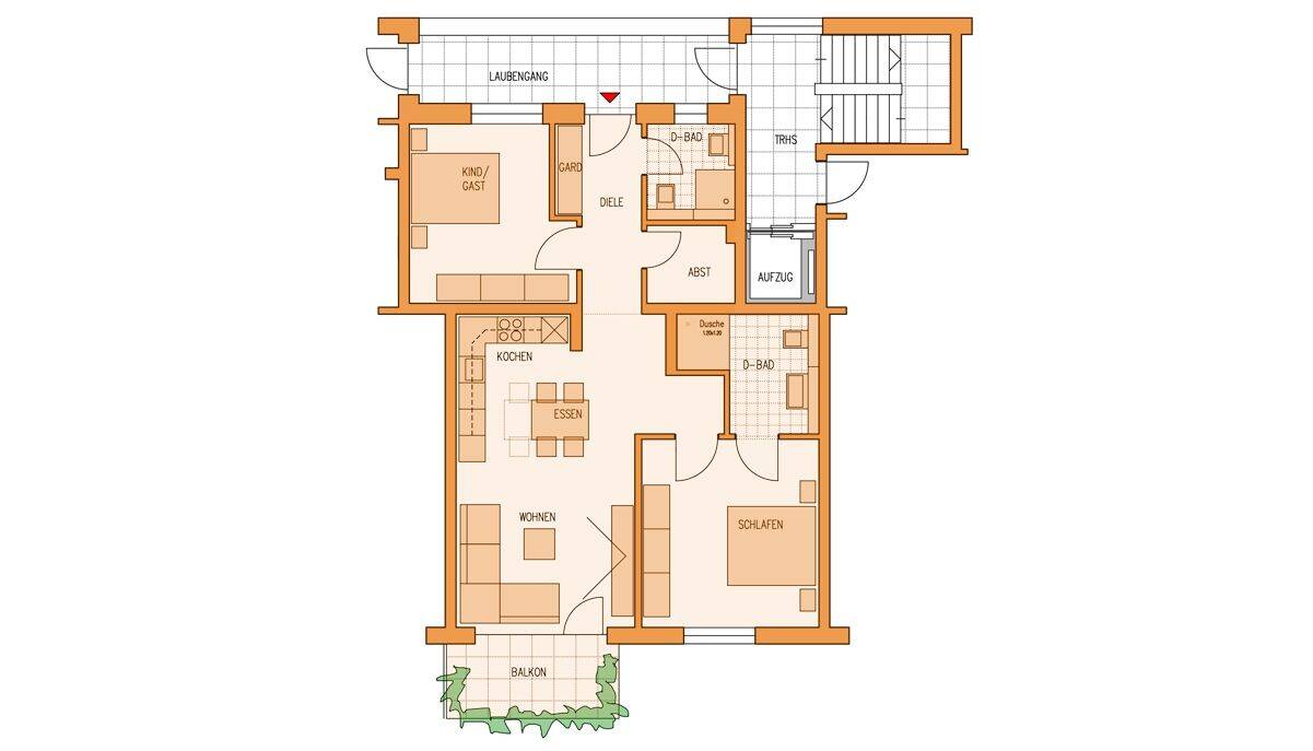 Hochwertige 3-Zimmerwohnung mit Balkon im modernen Neubau nach KFW40-Standard!, 53804 Much