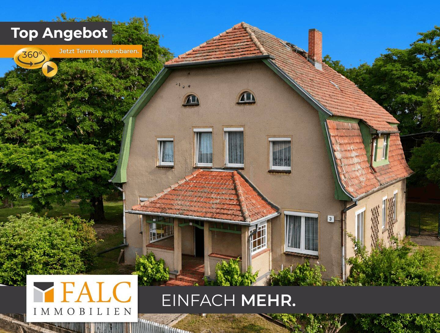 Großzügiges Anwesen mit historischem Wohnhaus und viel Potenzial – FALC Immobilien, 15518 Briesen (Mark)