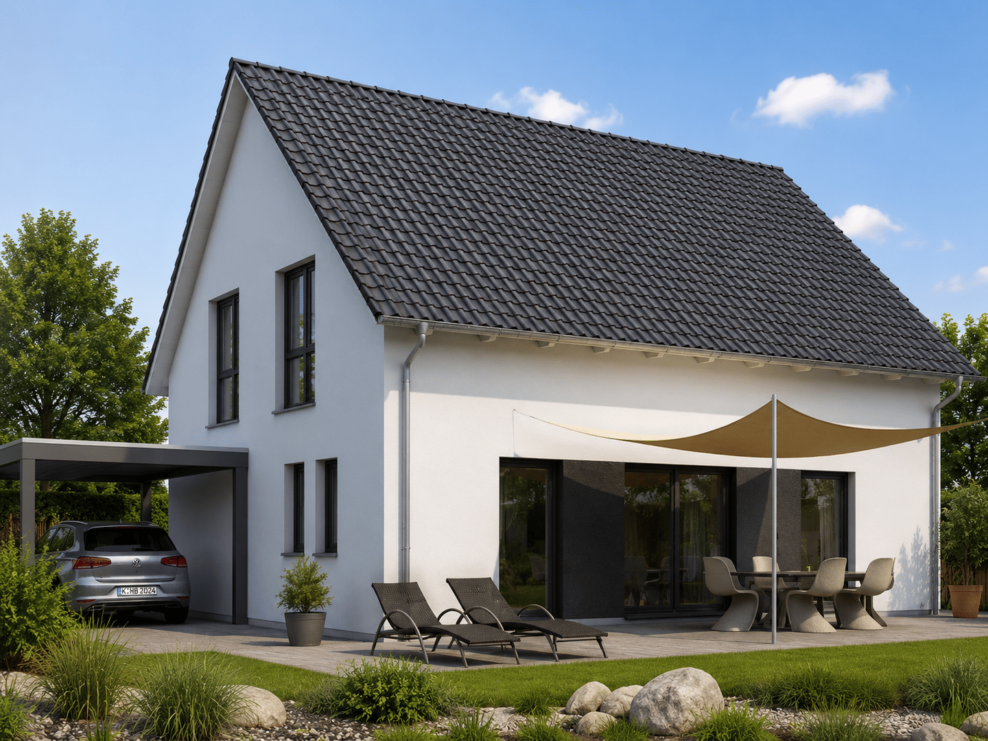 Bad Homburg-Kirdorf, Neubau EFH auf 361qm Grundstück, 61350 Bad Homburg v.d. Höhe