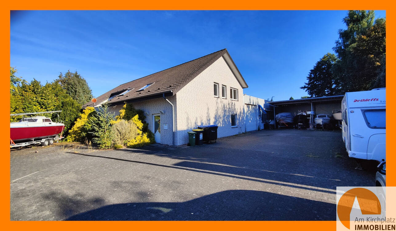 Wohnen und Ihr Gewerbe: großzügiges EFH-ZFH mit beheizter Gewerbehalle, 33803 Steinhagen