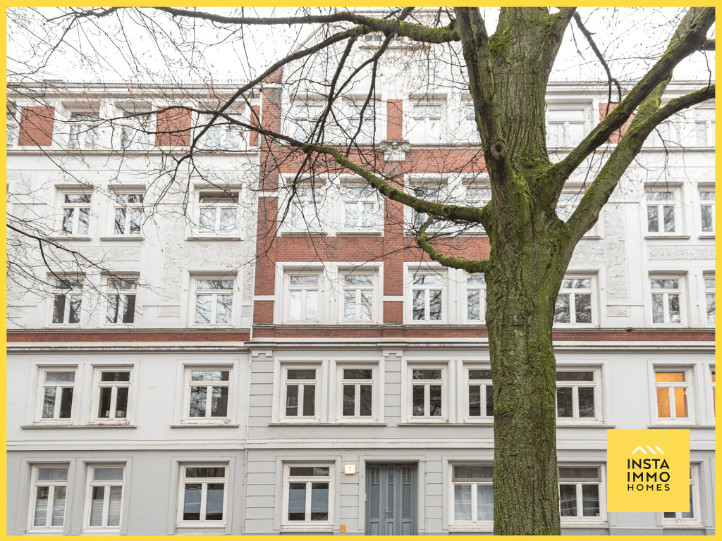 Winterhude/Gottschedstraße: 2020 sanierte, möblierte Erdgeschosswohnung, 22301 Hamburg (Hamburg-Nord Winterhude)