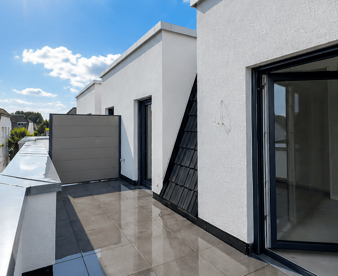 Penthouse Erstbezug: 4-Zimmer Wohnung mit spektakulärer Dachterrasse – Gestalten Sie jetzt noch mit! – Mieten oder Kaufen möglich!, 51467 Bergisch Gladbach (Dünnwald)