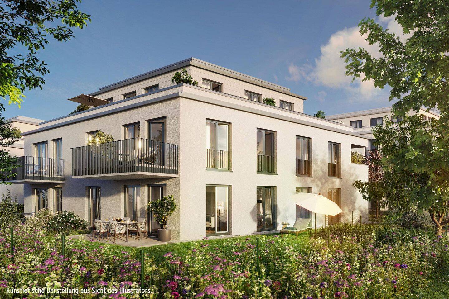 *BEZUGSFERTIG* SCHICKE 4-ZIMMER-WOHNUNG MIT TRAUMHAFTEN SÜD-BALKON UND BARRIEREFREIEM WOHNKONZEPT, 82131 Gauting