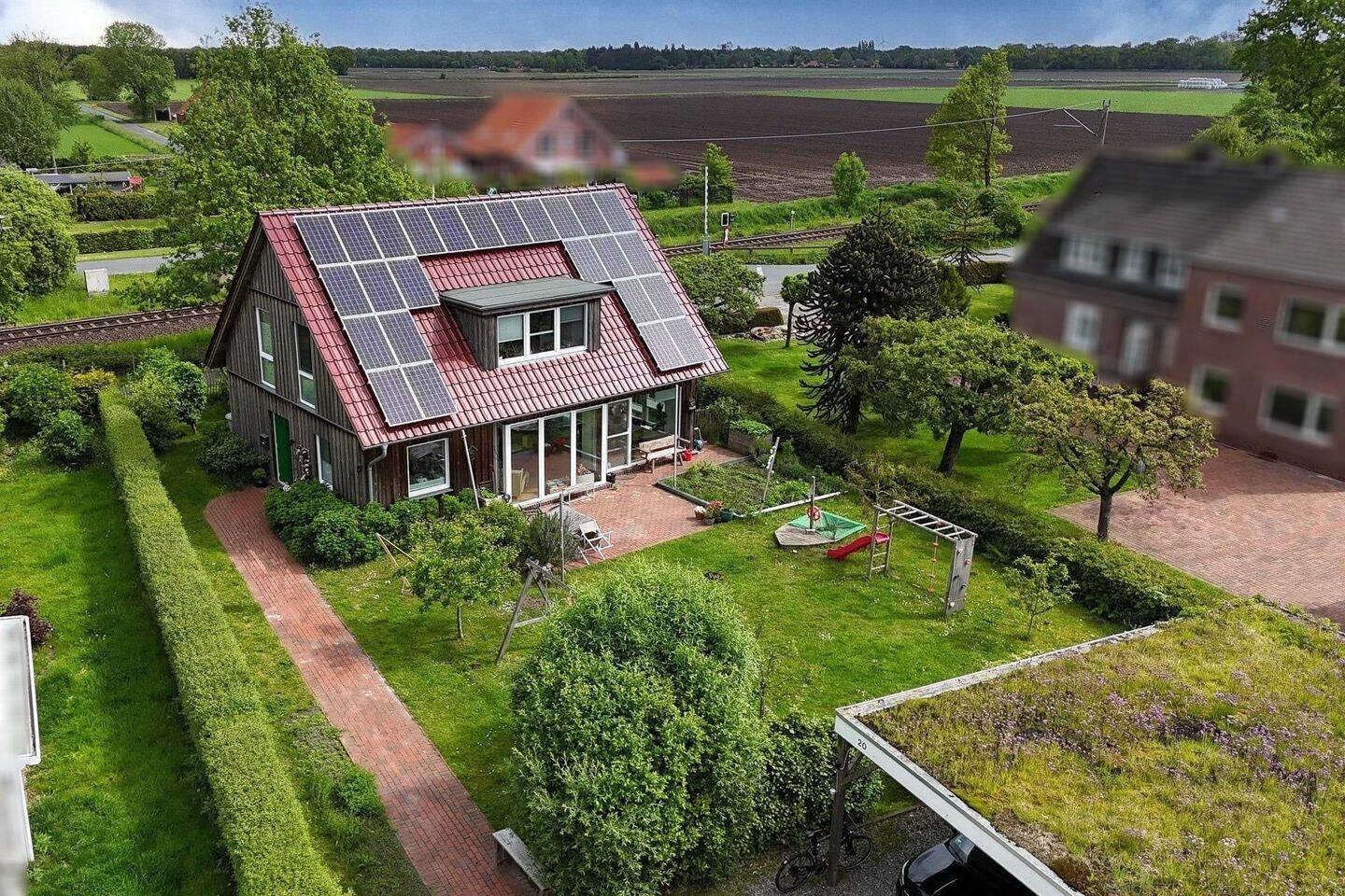 Nachhaltig wohnen in Nortmoor: KfW 40+ Einfamilienhaus mit Photovoltaik & Erdwärme, 26845 Nortmoor