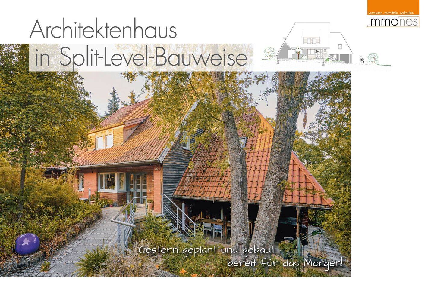 Architektenhaus in Split-Level-Bauweise, 48499 Salzbergen