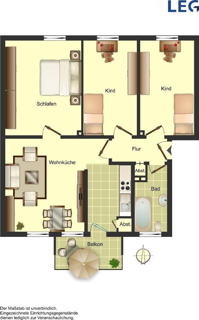 4 Zimmer-Wohnung in Gronau., 48599 Gronau (Westf.)