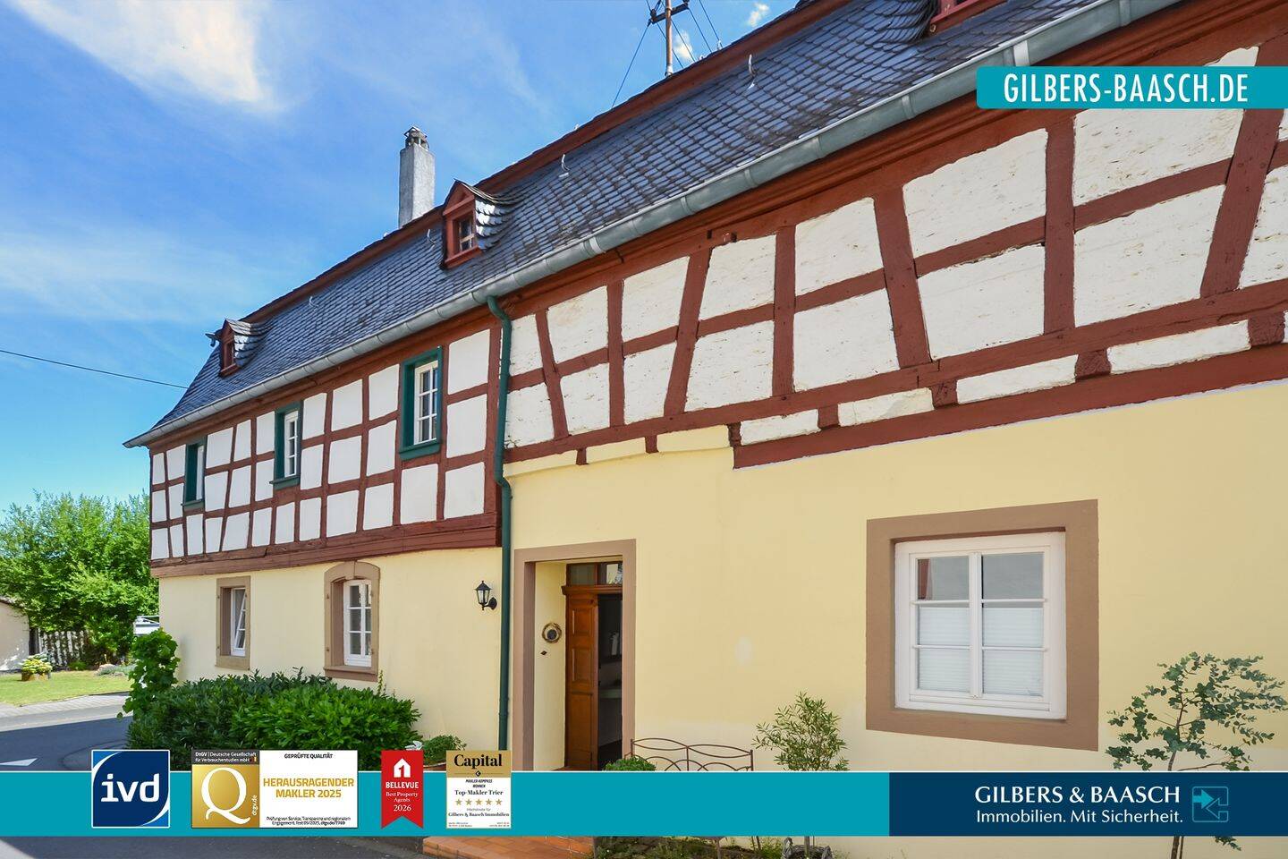 Mülheim (Mosel): Kern-saniertes Fachwerkhaus in ruhiger Ortslage, neue Bäder, Heizung, Elektrik etc., 54486 Mülheim an der Mosel