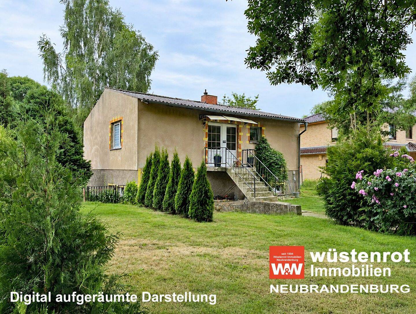 DAS KANN EIN SCHMUCKSTÜCK WERDEN: WOHNEN AUF EINER EBENE UND DIE WOHNUNG BEREITS MODERNISIERT, 18516 Süderholz