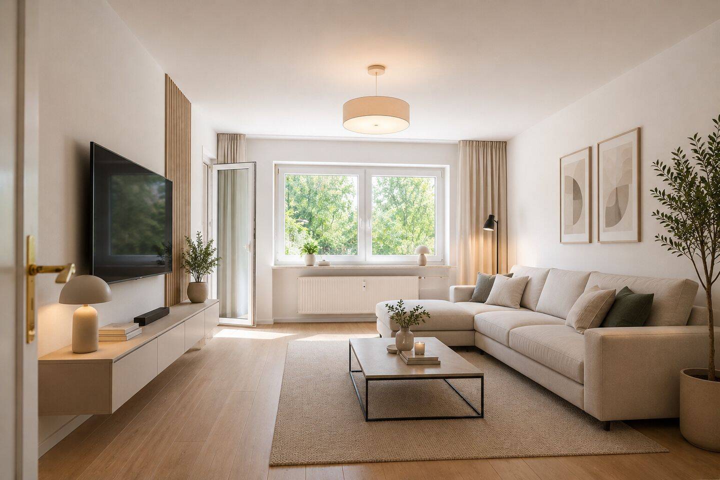 RESERVIERT: Frisch renovierte & sofort bezugsfertige 3-Zimmer-Hochparterre-Wohnung mit Balkon, 80689 München (Hadern Laim Pasing-Obermenzing)