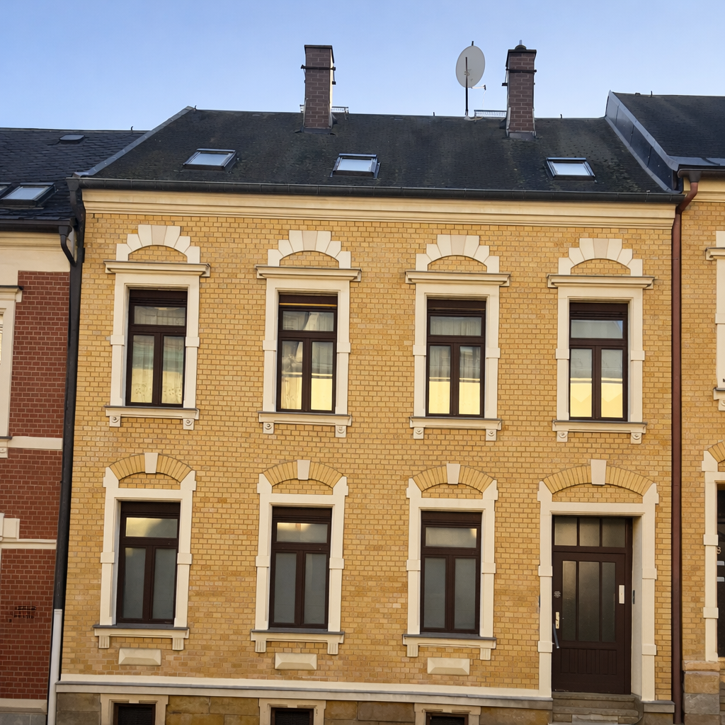 Stadthaus mit drei Wohneinheiten, 8223 Falkenstein/Vogtl.