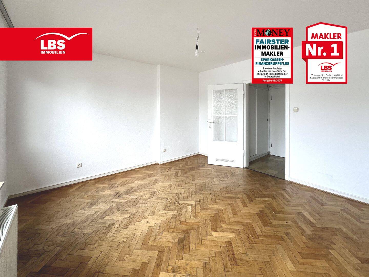 Renovierungsbedürftige Zweizimmerwohnung in Innenstadtlage!, 41061 Mönchengladbach (Eicken Stadtmitte Waldhausen)