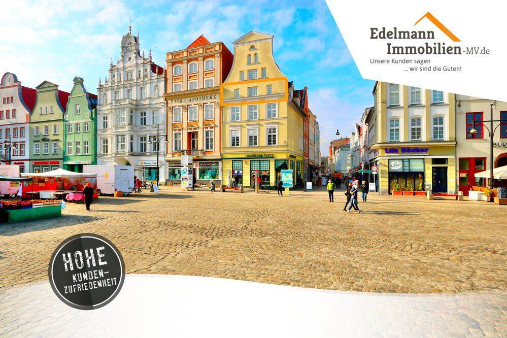 Einziehen und wohlfühlen! Voll möblierte 2-Raum-Wohnung mit ca. 58 m² im Herzen Rostocks!, 18055 Rostock (Brinckmansdorf Kassebohm Kröpeliner Tor-Vorstadt Stadtmitte)