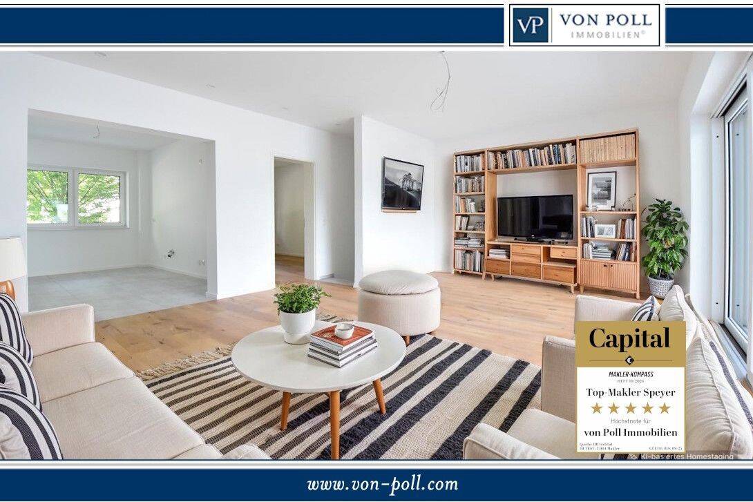 Große Maisonette-Wohnung mit Garage, Terrasse und Balkon, 67117 Limburgerhof
