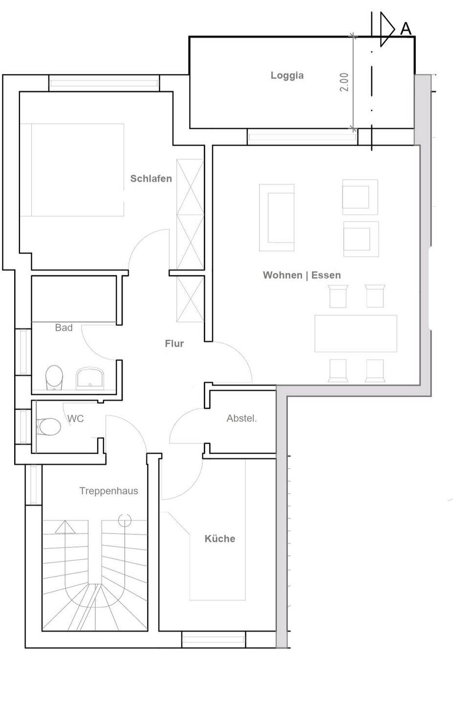 Nordenstadt: Moderne Neubauwohnung in Feldrandlage – 2 Zimmer, 65205 Wiesbaden