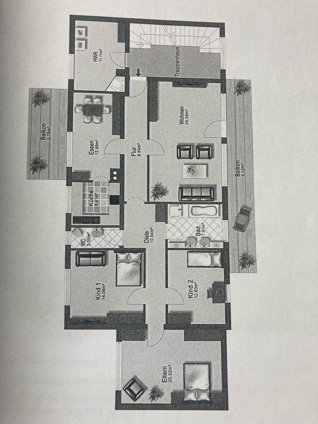5 Zimmer Wohnung in Schlüsselfeld, 96132 Schlüsselfeld