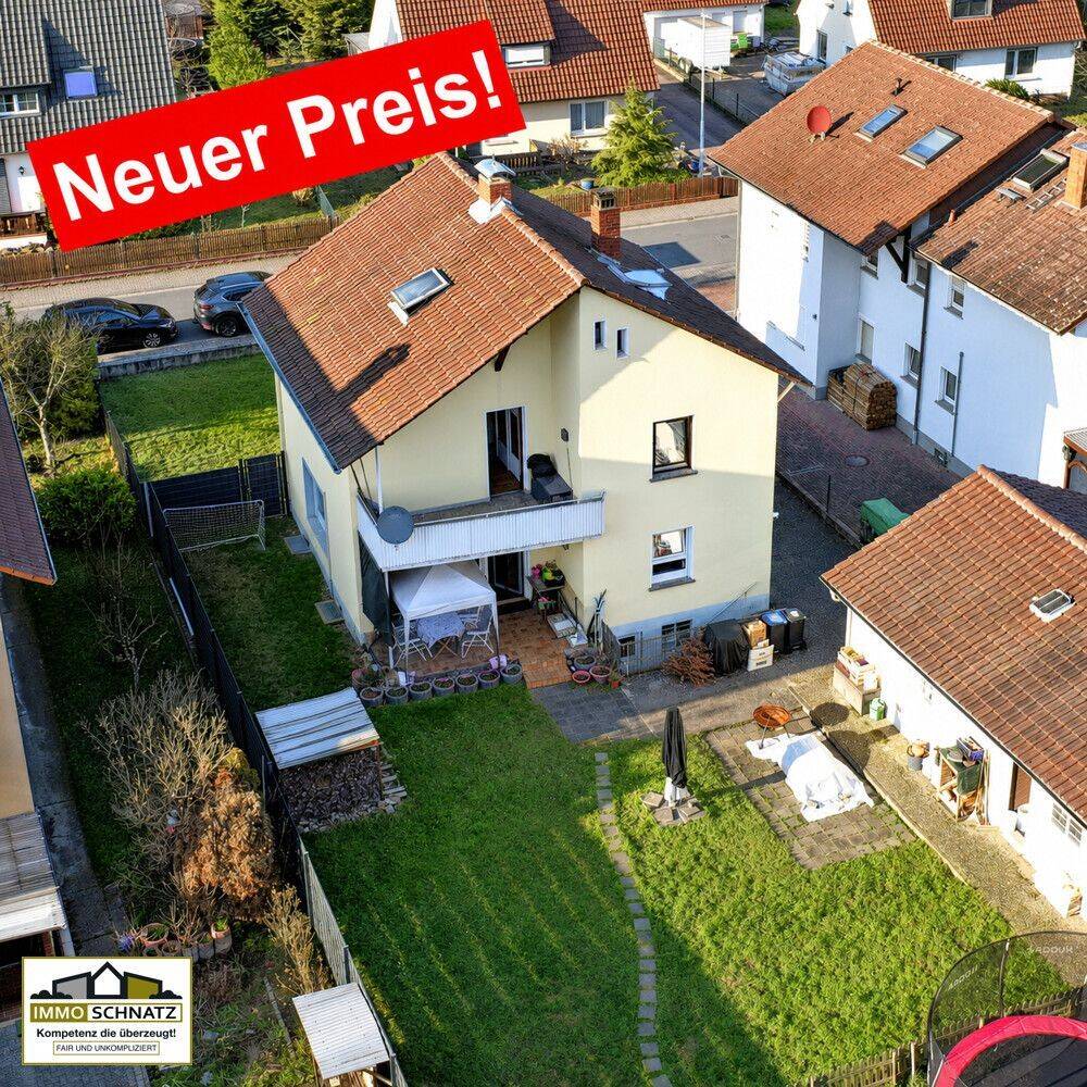 Neuer Preis!: Charmantes Einfamilienhaus in Erlenbach mit Garten und Garage, 63906 Erlenbach a. Main