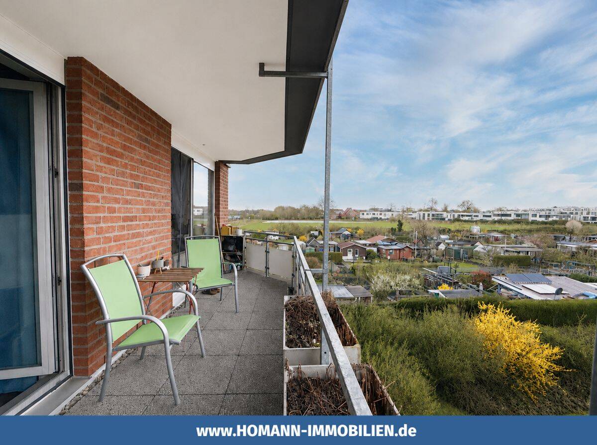 Uppenberg! Traumhafte Aussicht – mitten im Herzen der Stadt! 2- Zimmerwohnung mit TG- Stellplatz, 48159 Münster
