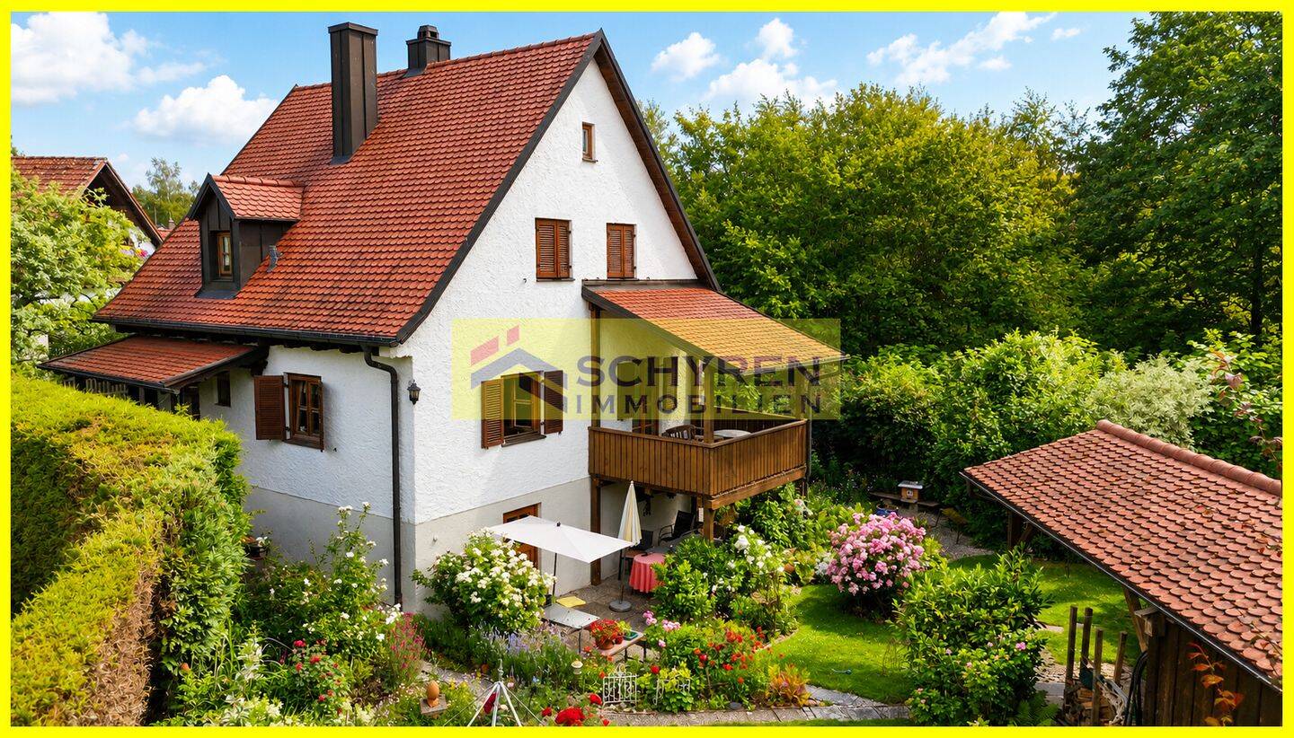 Ein Zuhause mit Seele: gepflegtes Familienhaus mit traumhaftem Garten, Balkon & Charme, 85293 Reichertshausen