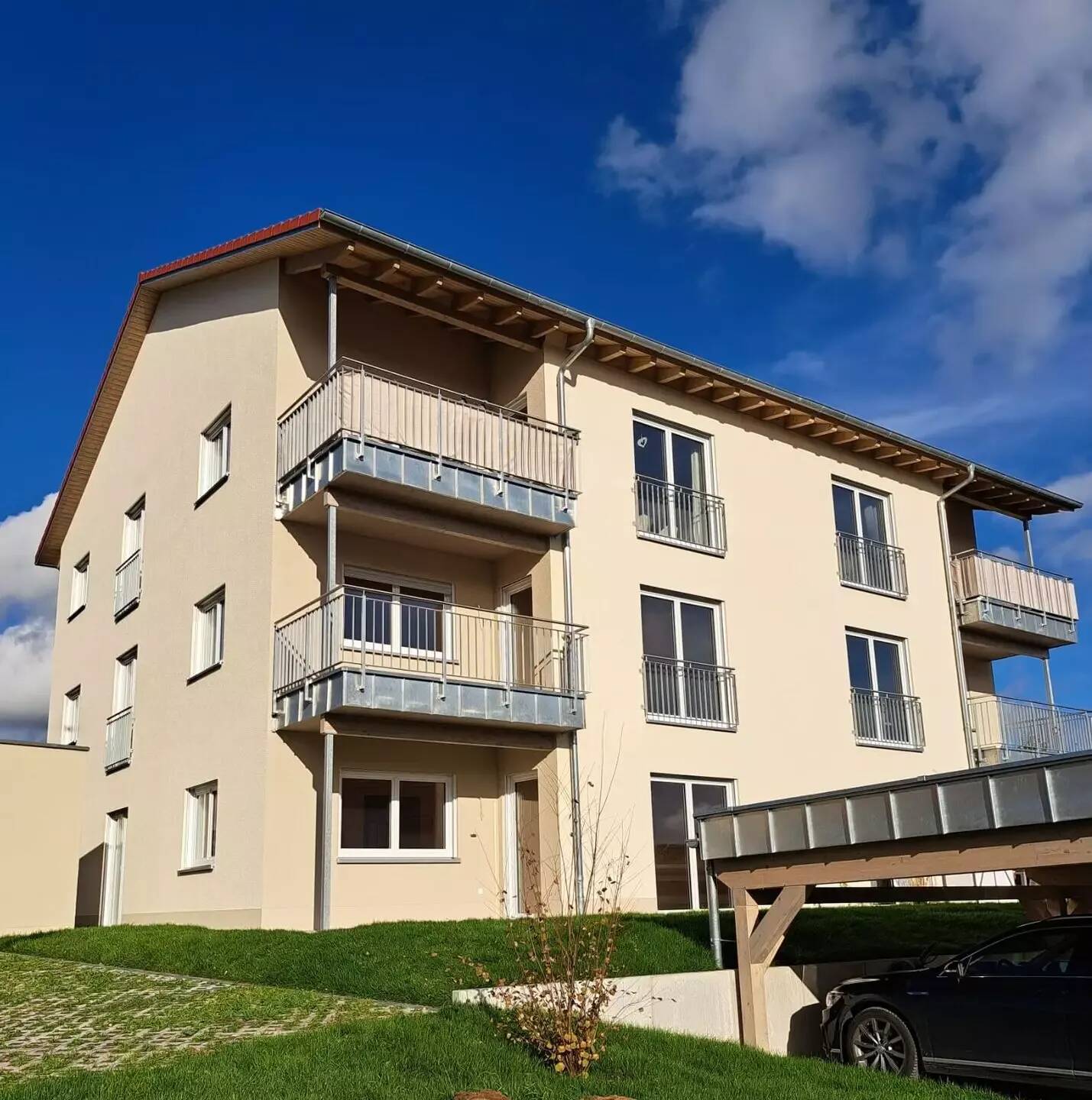 EG 3 Zimmer auf 99 m² mit energieeffizientem KFW 40 (Energieklasse A+) als Erstbezug, 97618 Unsleben