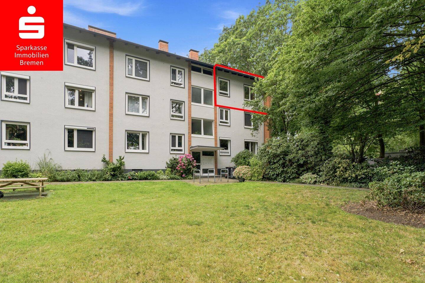 Bremen-Hulsberg: Helle 3-Zimmer-Wohnung mit Loggia in begehrter Lage, 28205 Bremen (Hulsberg Peterswerder)