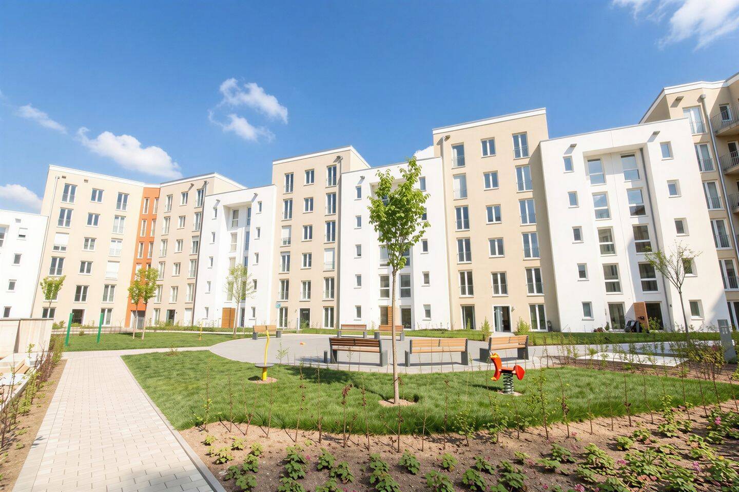 Bezugsfertige Neubauwohnung mit Loggia und Tiefgaragenstellplatz in zentraler Lage von Darmstadt, 64295 Darmstadt (Darmstadt)