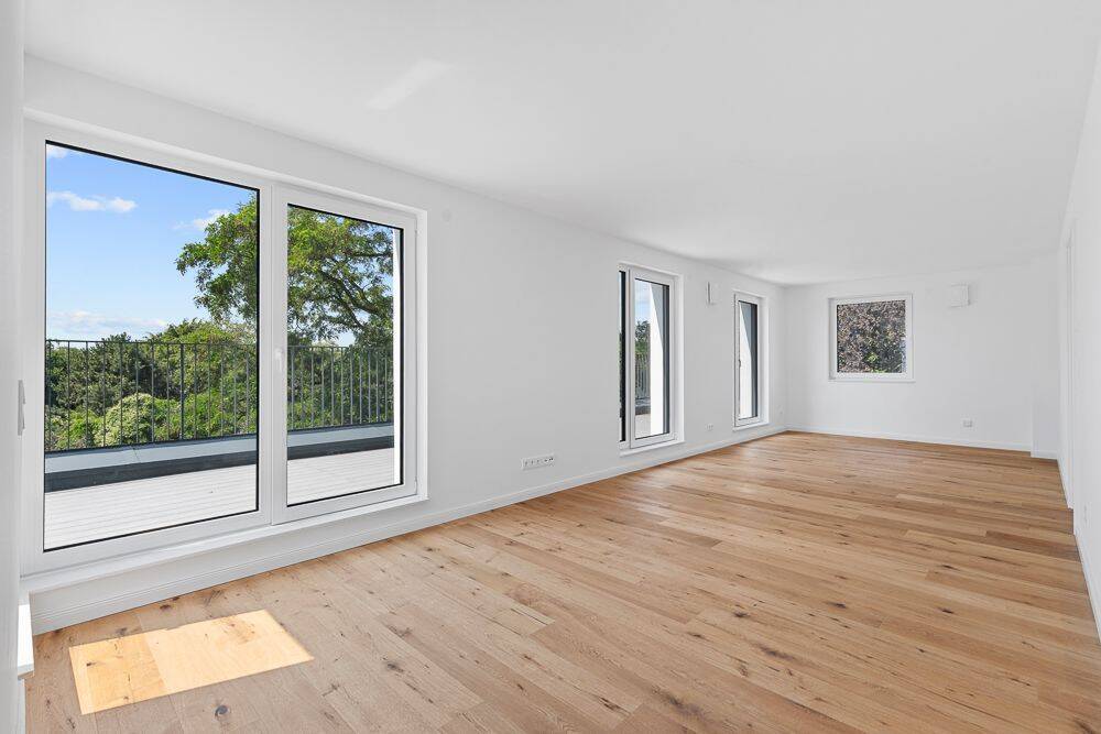 Bezugsfertiges Neubau – Penthouse mit großer Südwest-Terrasse und Garage – KfW-40-Standard in grüner Lage von Hamburg-Rahlstedt, 22149 Hamburg (Wandsbek Rahlstedt Tonndorf)