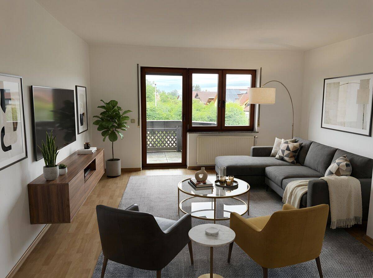 Bezugsfertig! Attraktive 3-Zimmer-Wohnung in grüner Lage von Bexbach, 66450 Bexbach