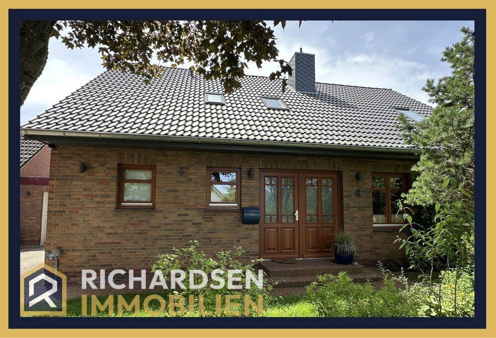 Tolles Einfamilienhaus mit Wohlfühlgarten und Zierteich in Leck, 25917 Leck