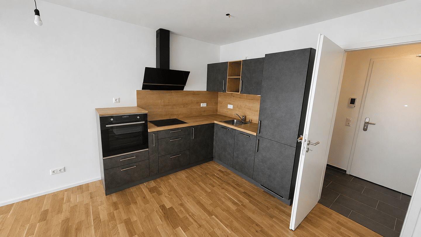 2-Zimmer-Neubauwohnung mit Balkon, Einbauküche, Tiefgarage und Aufzug zu vermieten, 97421 Schweinfurt
