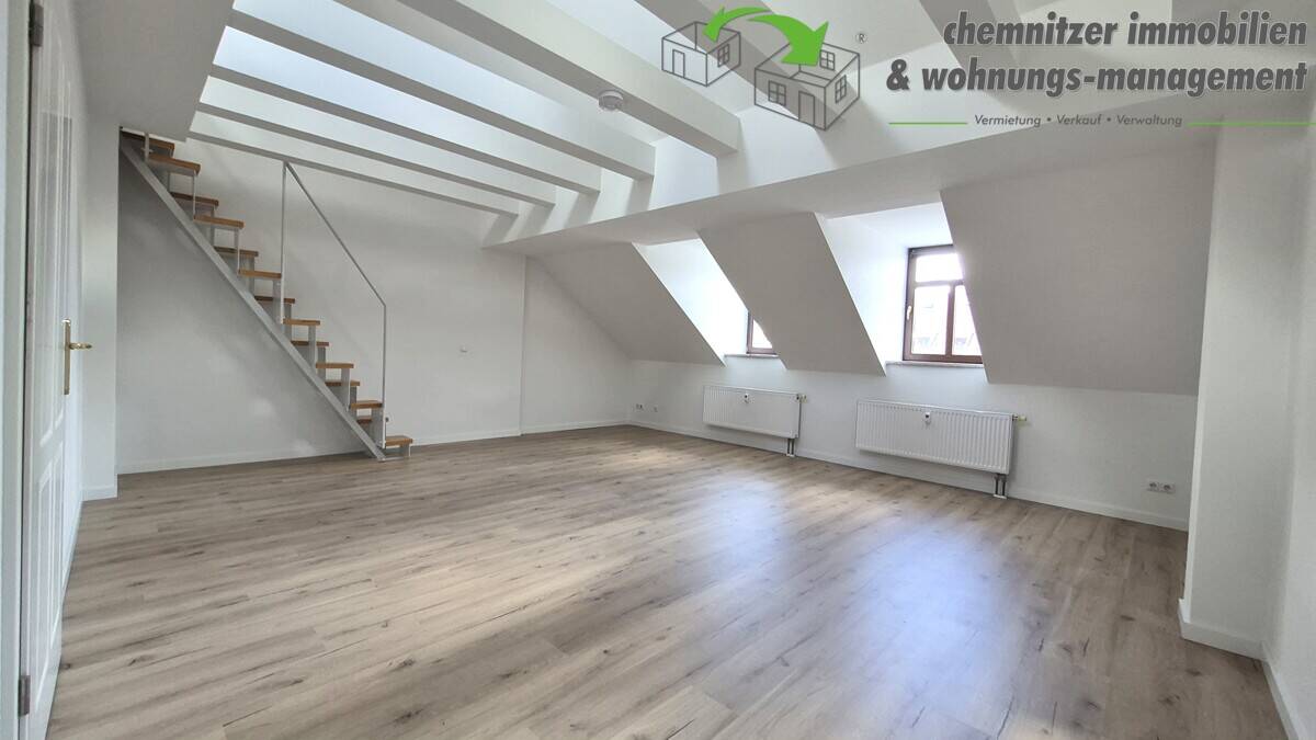 Exklusives, frisch renoviertes Maisonette-Highlight auf dem Chemnitzer Kaßberg