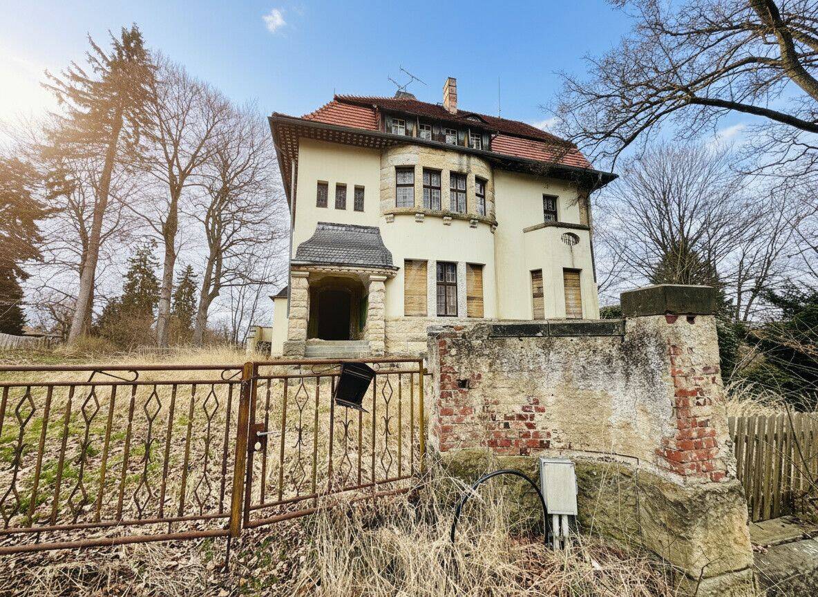 Historische Villa mit prächtigem Garten und originalem Charme erleben, 2730 Ebersbach-Neugersdorf