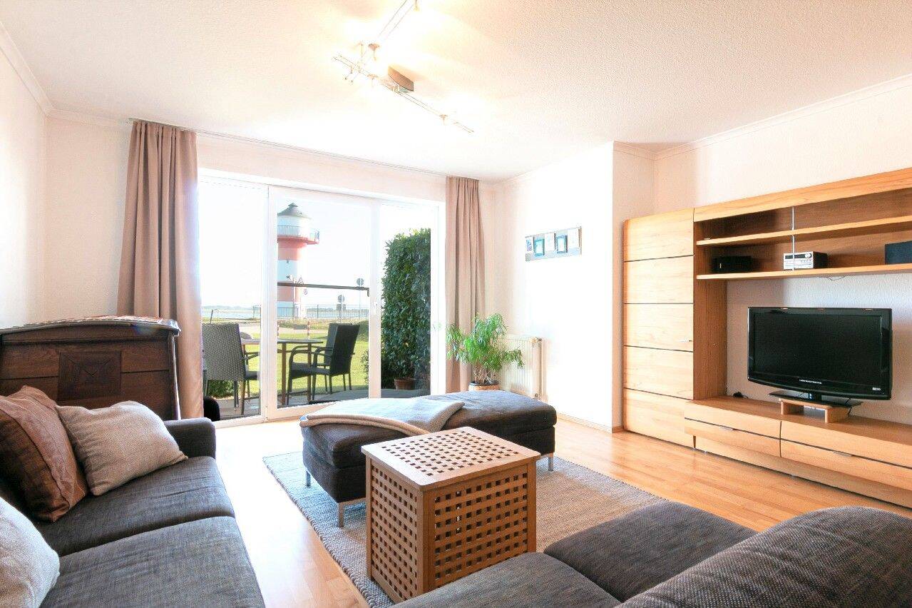 Grünendeich: modernes 2-Zimmer Apartment mit direktem Blick auf die Elbe, 21720 Grünendeich
