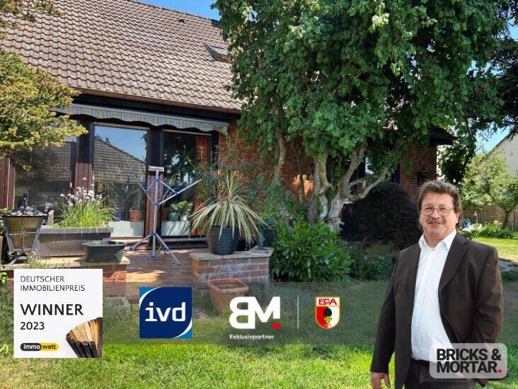 Großzügiges freistehendes Einfamilienhaus in ruhiger Wohnlage von Adelsried, 86477 Adelsried