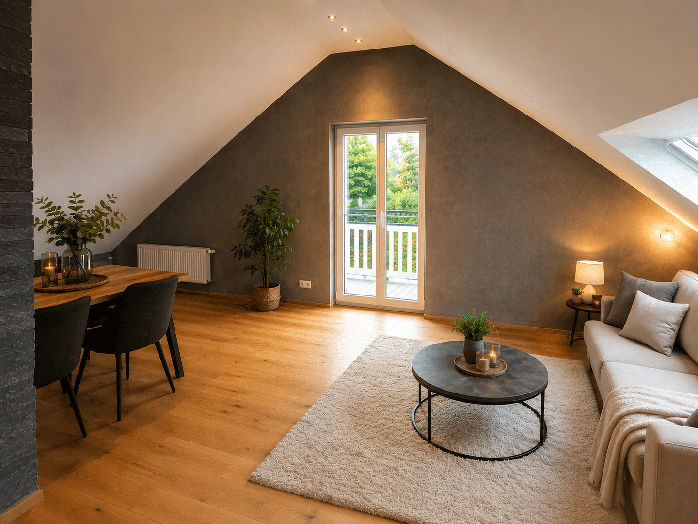 Moderne Dachgeschosswohnung mit Südbalkon und Ausblick über Deggendorf, 94469 Deggendorf