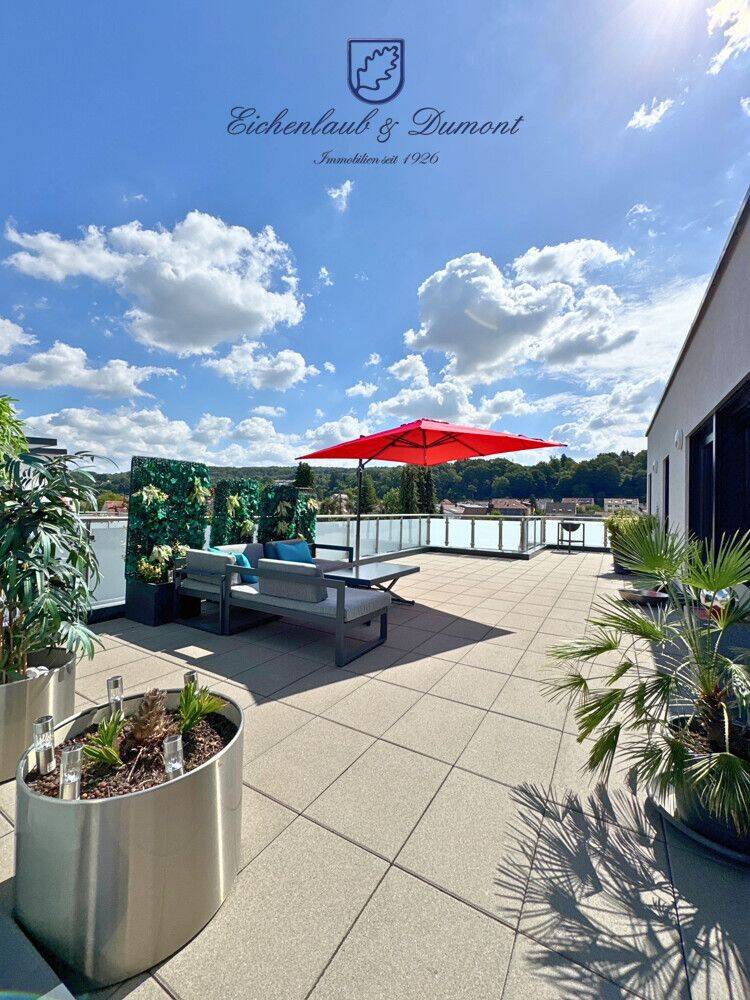 Neuwertiges luxuriöses + energieeffizientes Penthouse mit EBK + 2 TG-Stellplätzen, 66129 Saarbrücken