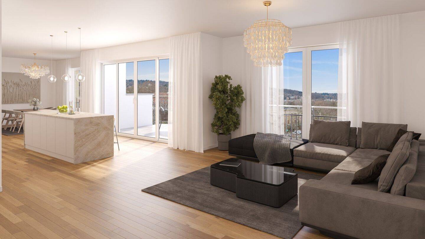 Wohnen über den Dächern Bad Nauheims – Exklusives Penthouse mit traumhaftem Panoramablick, 61231 Bad Nauheim