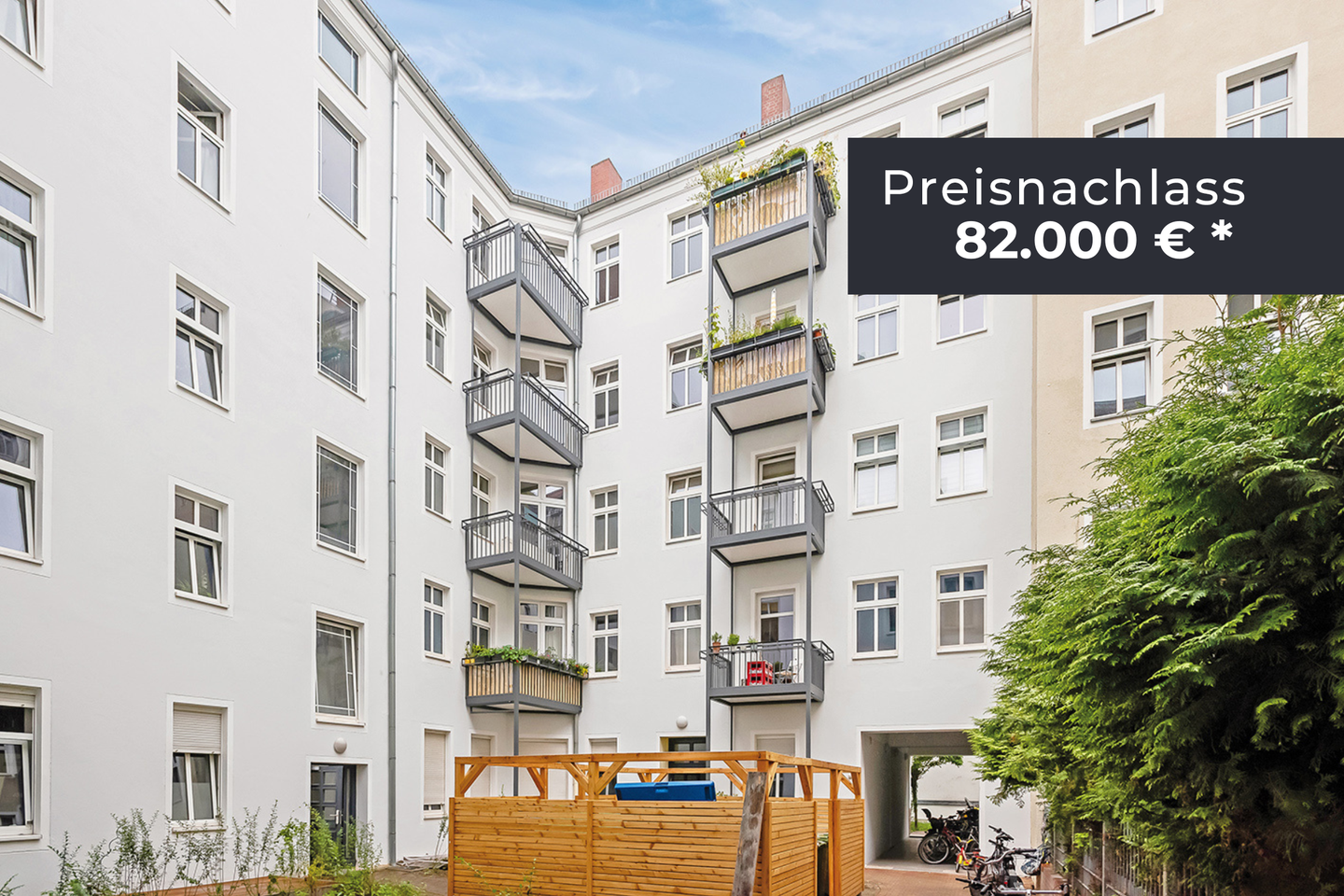 Preisnachlass sichern auf vermietete 5-Zimmerwohnung mit Wannenbad und Balkon im Stralauer Kiez, 10245 Berlin (Friedrichshain-Kreuzberg Friedrichshain)