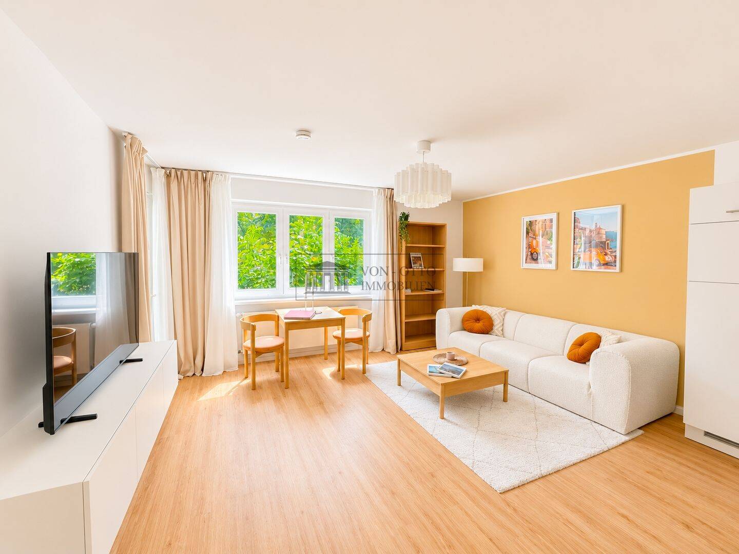 Urbanes Wohnen mit Balkon – moderne 2-Zimmer-Wohnung im grünen Drake Park