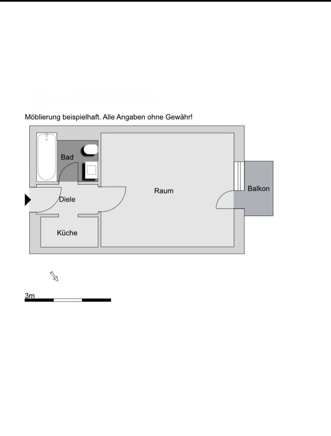 1 Zimmer Wohnung, 1 Person, Lazarettstr, Untermieten, 80636 München (Maxvorstadt Neuhausen-Nymphenburg)