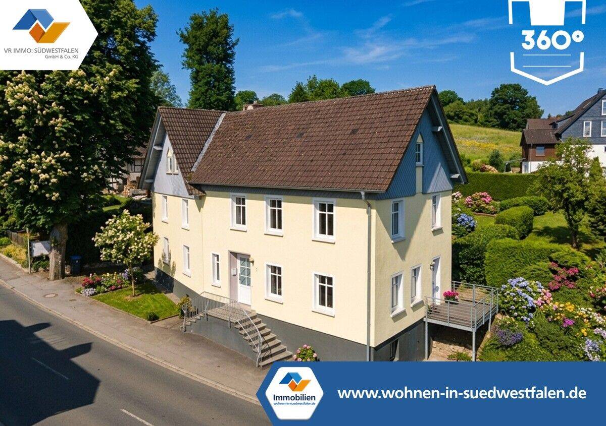 VR IMMO: Vom Traditionshaus zum Wohntraum – Saniertes Zweifamilienhaus mit Zukunft., 58802 Balve