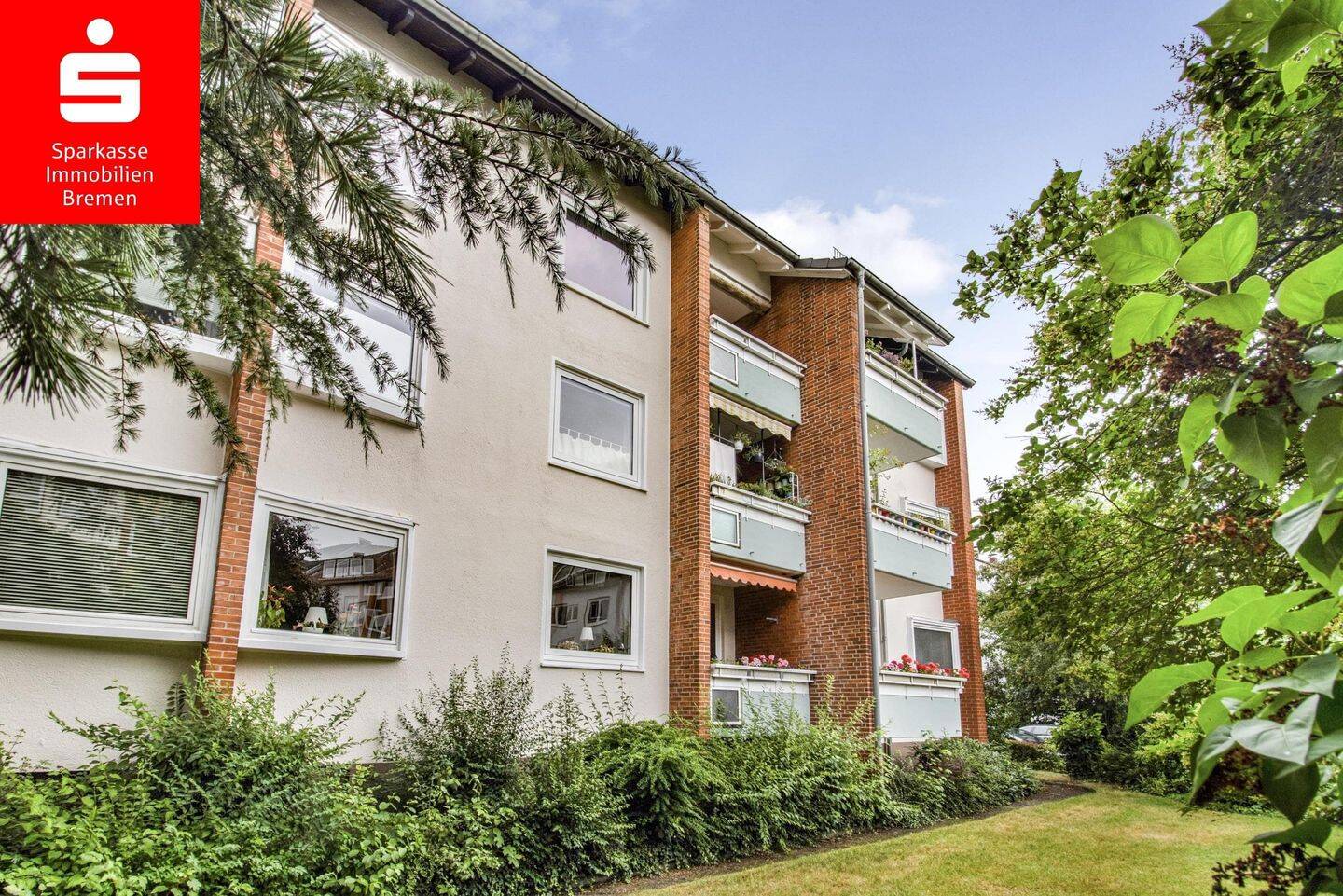 Bremen-Hulsberg: Helle 3-Zimmer-Etagenwohnung mit Balkon in ruhiger Sackgasse, 28205 Bremen (Hulsberg Peterswerder)
