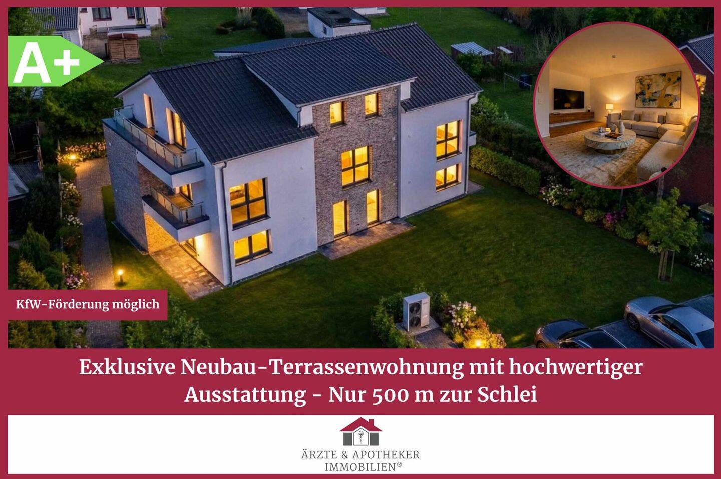 Exklusive Neubau-Terrassenwohnung mit hochwertiger Ausstattung – nur 500 m zur Schlei, 24376 Kappeln