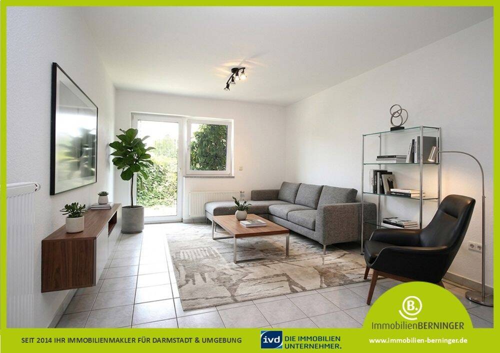 Spot on! Frisch renovierte Terrassenwohnung mit Tiefgaragenstellplatz, 64291 Darmstadt (Arheilgen Wixhausen)