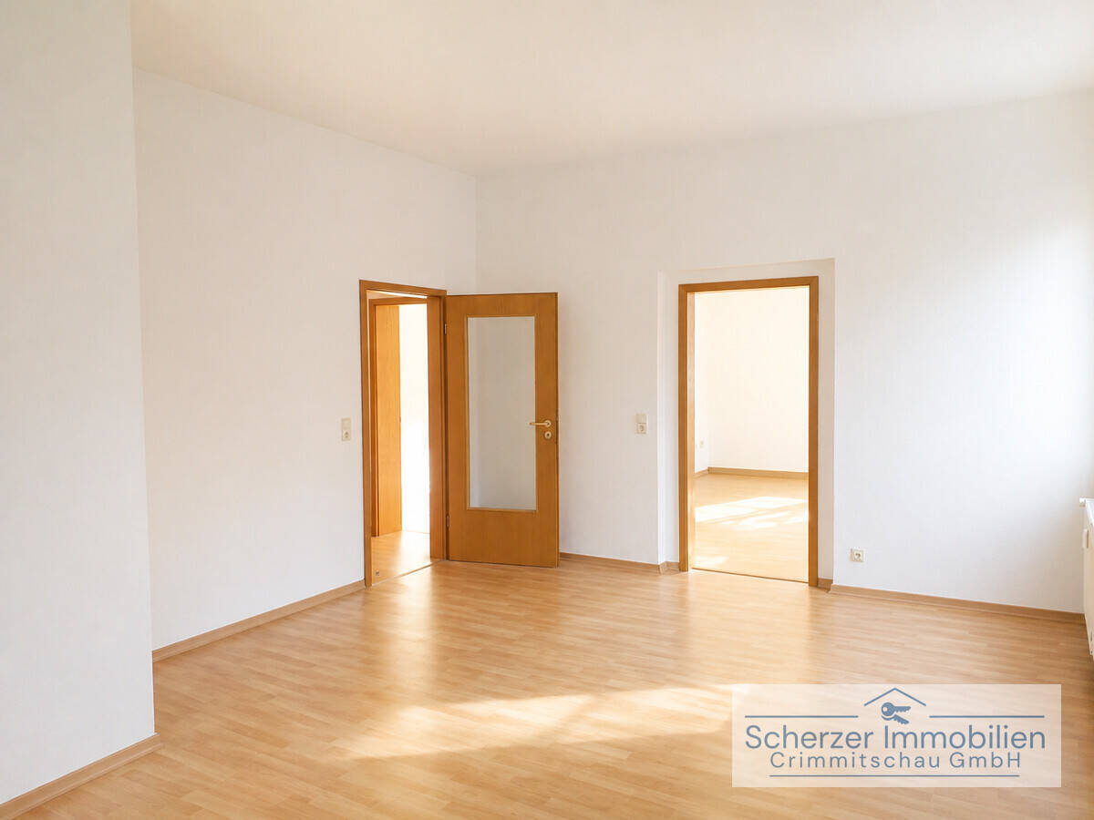 helle 3-Zimmer Wohnung in ruhiger Lage, 1. OG, nahe neuberts Restaurant, ab 01.08.2026, 8451 Crimmitschau
