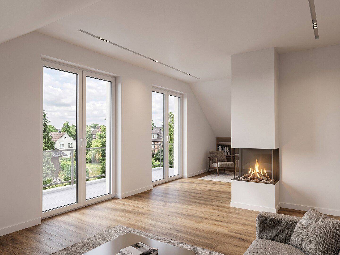 Exklusiver Erstbezug 2-Zimmer-Wohnung mit Klimaanlage, Einbauküche und Balkon in Berlin-Spandau, 13581 Berlin (Spandau)