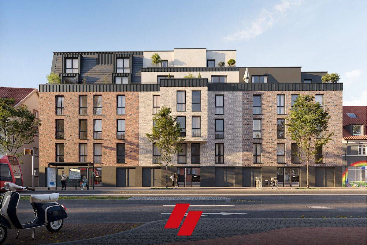 Neubau Erstbezug:  Exklusive und hochwertig ausgestattete 2 Zimmer Wohnung im 2. OG  – Haus C, 28207 Bremen (Hastedt)