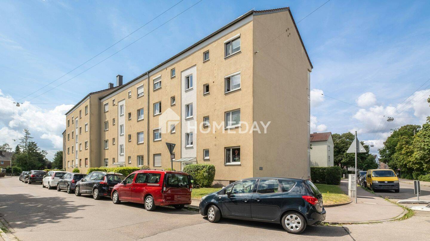 2 ZKB-Erdgeschosswohnung mit Loggia und Tageslichtbad in Hochzoll Süd, 86163 Augsburg (Hochzoll)